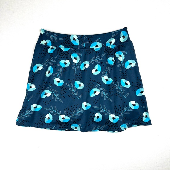 Title Nine Floral Athletic Skort Dream 16" Happy Days Athleisure - Picture 4 of 11